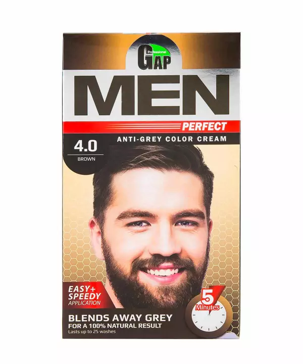 کیت رنگ موی مردانه گپ Gap قهوه ای شماره 4.0