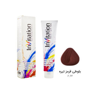 رنگ مو اینویتیشن شماره ۴.۶۴ رنگ بلوند بلوطی قرمز تیره