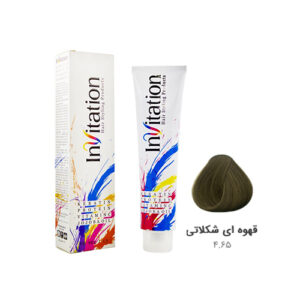 رنگ مو اینویتیشن شماره ۴.۶۵ رنگ قوه ای شکلاتی