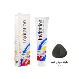 رنگ مو اینویتیشن شماره ۶.۲ رنگ بلوند دودی تیره