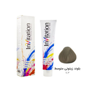 رنگ مو اینویتیشن شماره ۷.۳ رنگ بلوند زیتونی متوسط