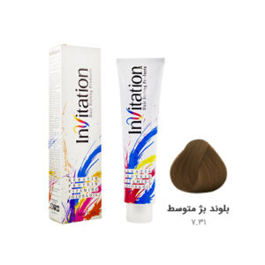 رنگ مو اینویتیشن شماره ۷.۳۱ رنگ بلوند بژ متوسط