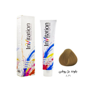 رنگ مو اینویتیشن شماره ۸.۳۱ رنگ بلوند بژ روشن