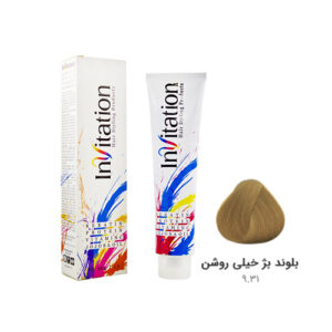 رنگ مو اینویتیشن شماره ۹.۳۱ رنگ بلوند بژ خیلی روشن