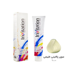 رنگ مو اینویتیشن شماره ۹۰.۰۰ رنگ سوپر پالتینی طبیعی