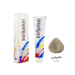 رنگ مو اینویتیشن شماره ۹۰.۳۲ رنگ شامپاینی